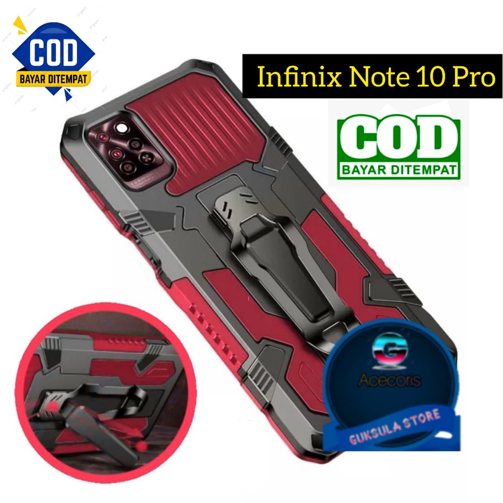 CASING HP INFINIX NOTE 10 PRO MODEL BARU HARD CASE KLIP KESING SILIKON STANDING CASE