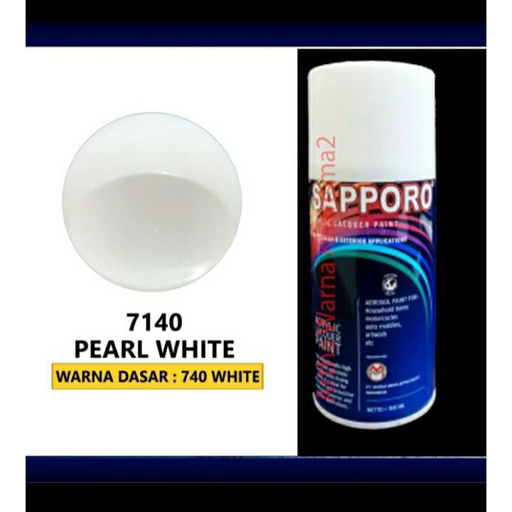 Cat Semprot 7140 PEARL WHITE / PUTIH MUTIARA / PILOK / PYLOX