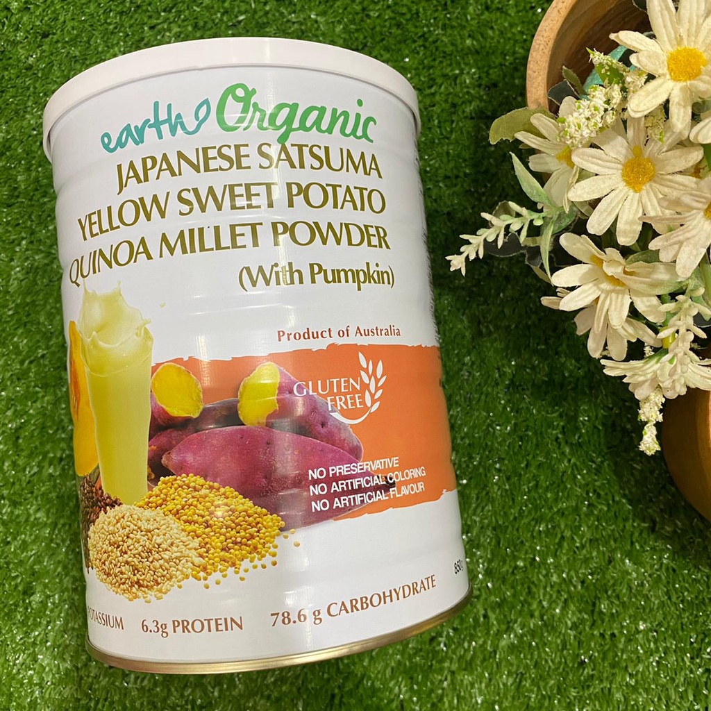 Earth Organic Japanese Satsuma Quinoa Millet Powder 850gr