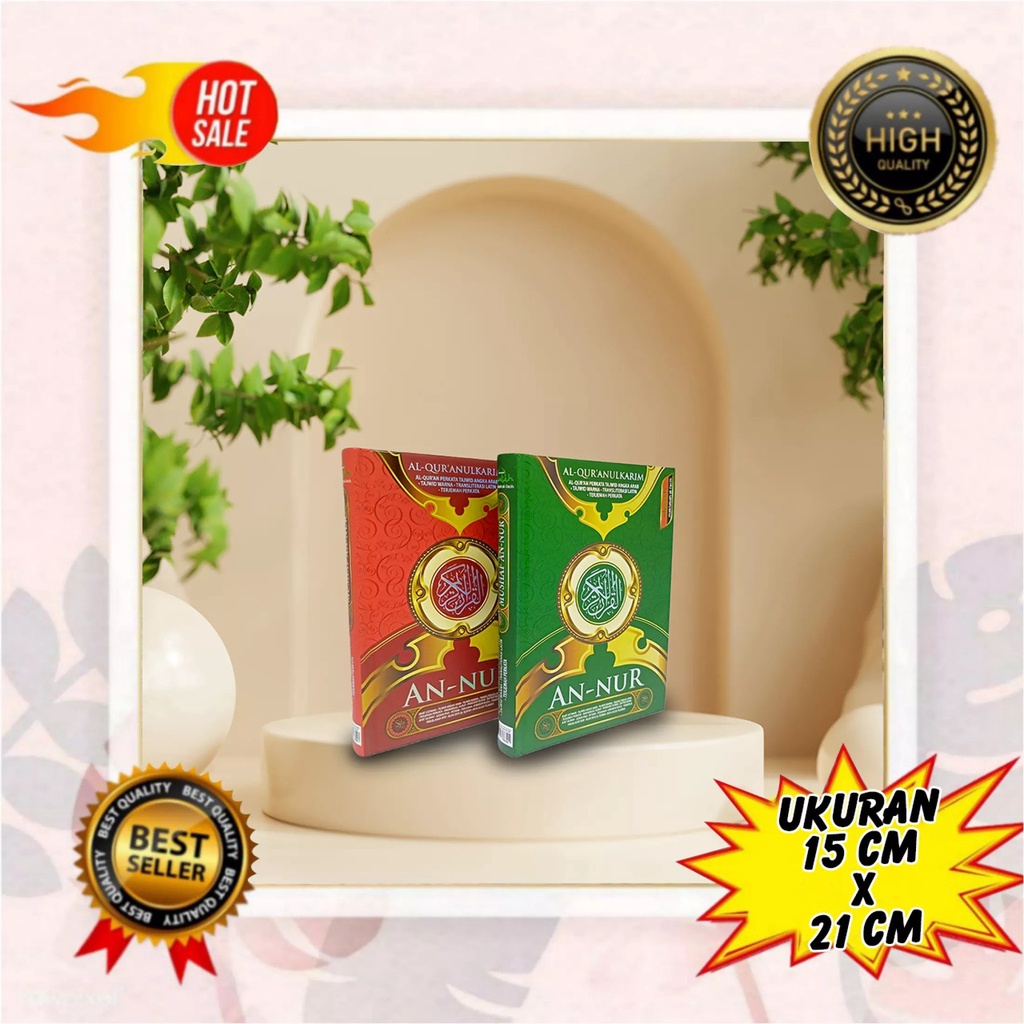 Alquran An-Nur A5, Alquran Terjemah,Quran Tajwid Warna,Al Quran Transliterasi Latin,Alquran Dan Terj