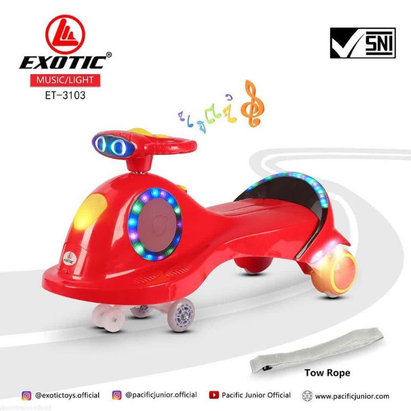 Exotic Magic Car Swing Car ET 3103 / Mainan Mobilan Anak Exotic ET 3103