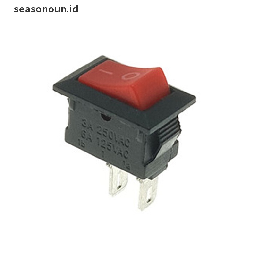 【seasonoun】 Mini 1pcs/lot 10*15mm 2Pin ON/OFF Boat Rocker Switch Car Truck Button Switch .