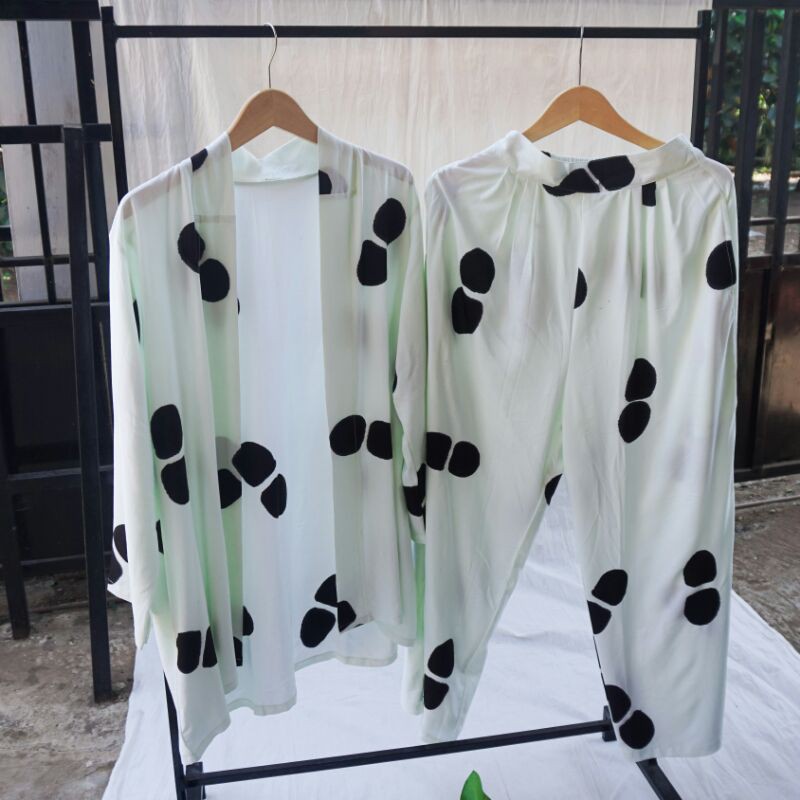 Cardigan Blazer Outer Mina Shibori Wanita