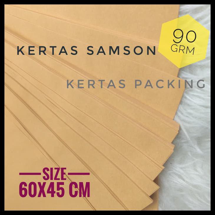 

GRATIS ONGKIR KERTAS PACKIMG OLSHOP SAMSON CRAFT 90 GSM UKURAN 60X45 CM