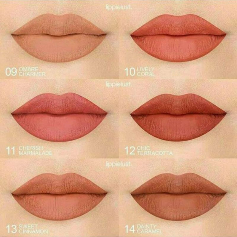 Wardah Colorfit Velvet Matte Lip Mousse 09-14