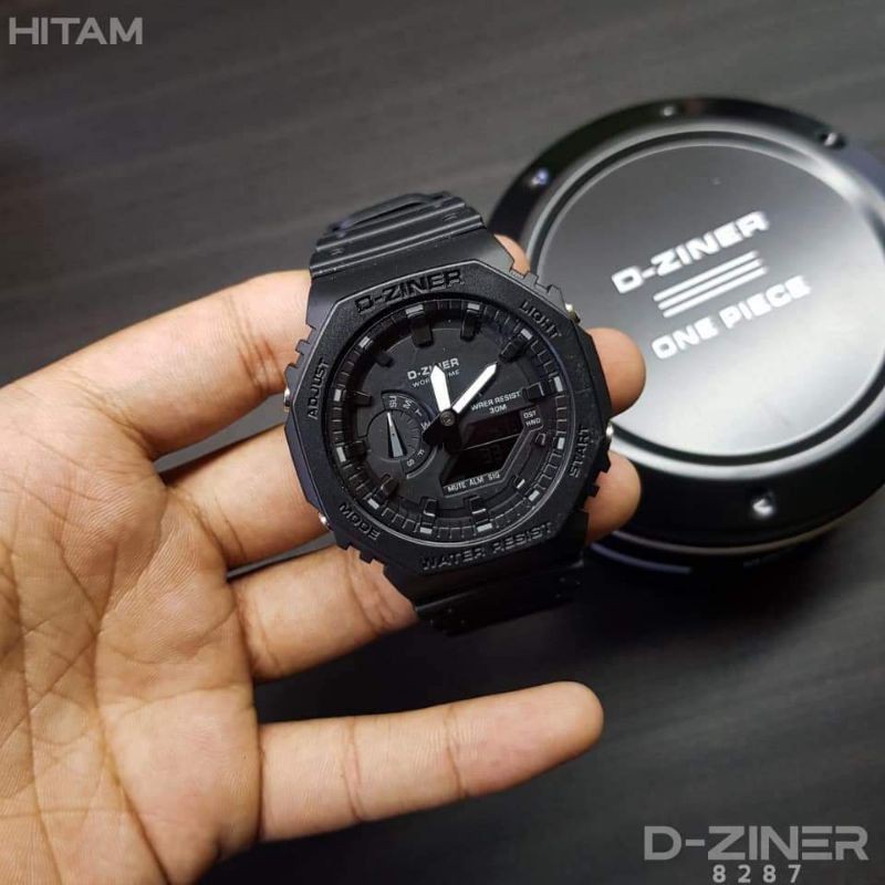 jam tangan pria D Ziner Original 8287 waterresist 100% l COD Best seller