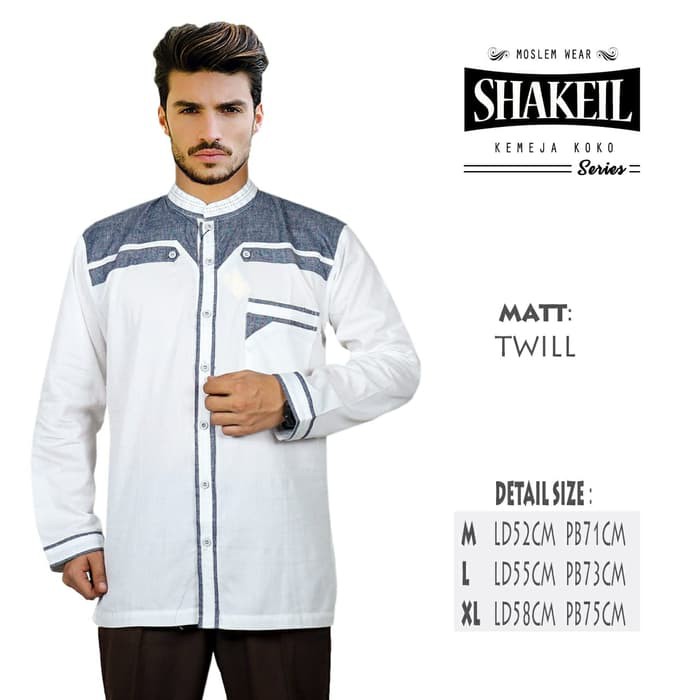 Baju Koko Kurta Changi Jubbas Pria Remaja Dewasa Distro Bandung Termurah Grosir baju koko puti 63USK