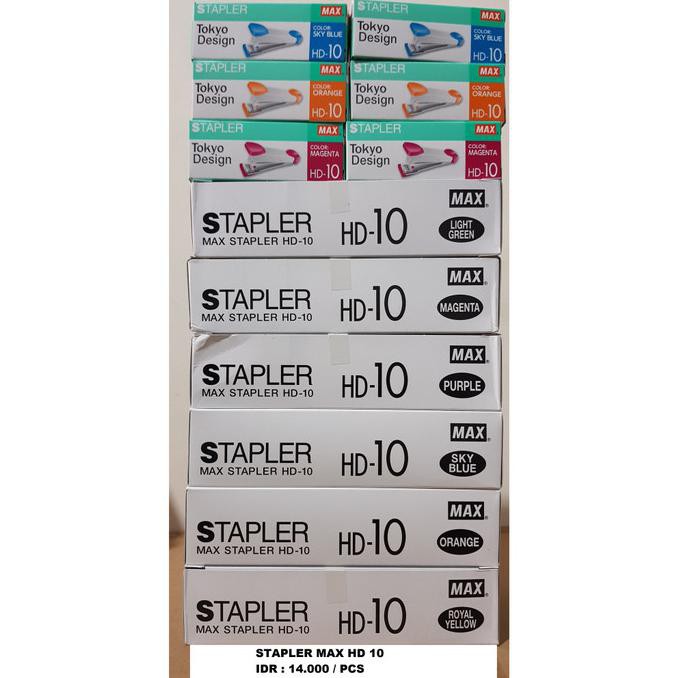 

Cuci Gudang Stapler Max Hd 10 Diskon