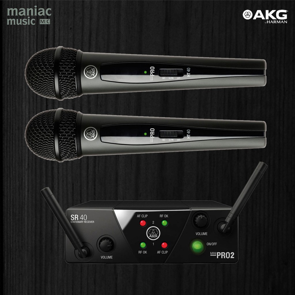 後払い手数料無料 Akg Wms40 Pro Dual Set Vocal Mini2 マイク Equator Ro