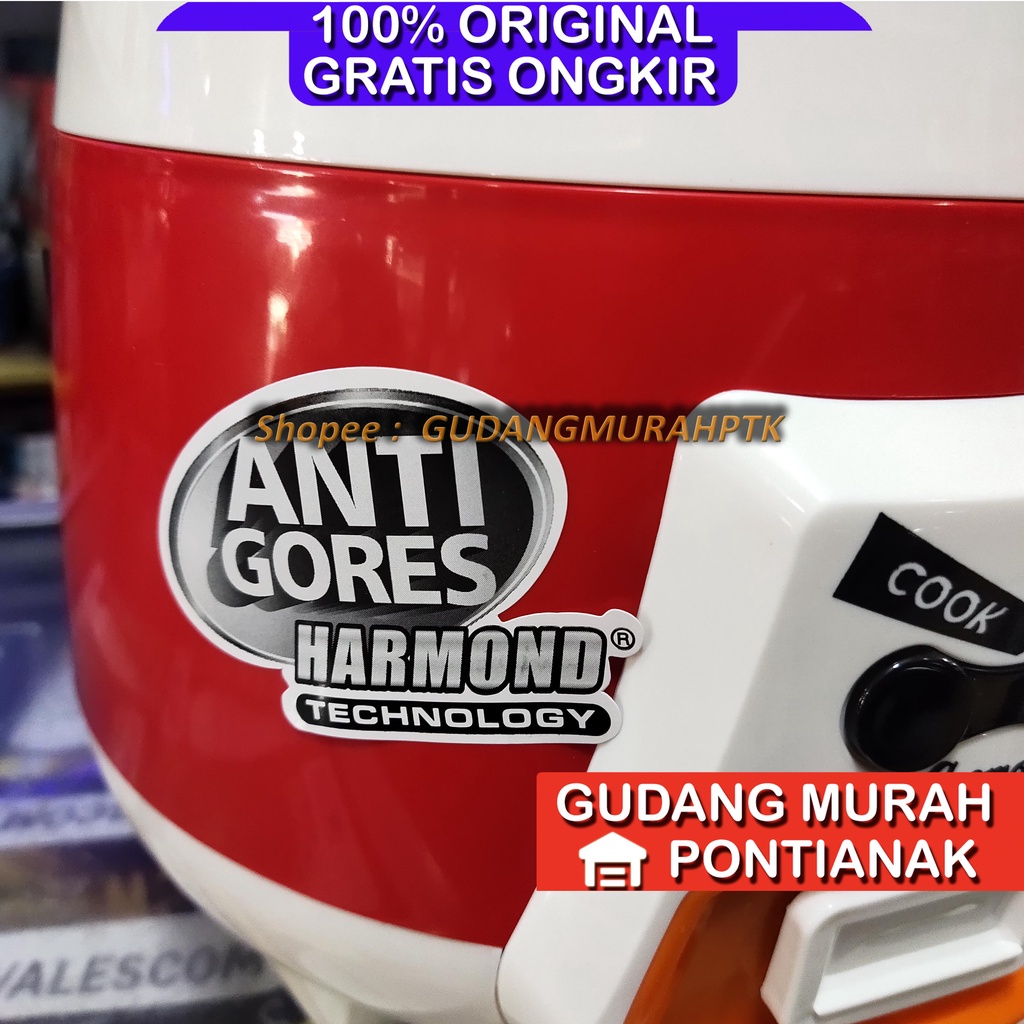 Ricecooker COSMOS ANTI GORES CRJ-6123 Penanak Nasi Magic Com serbaguna memasak dan menghangatkan