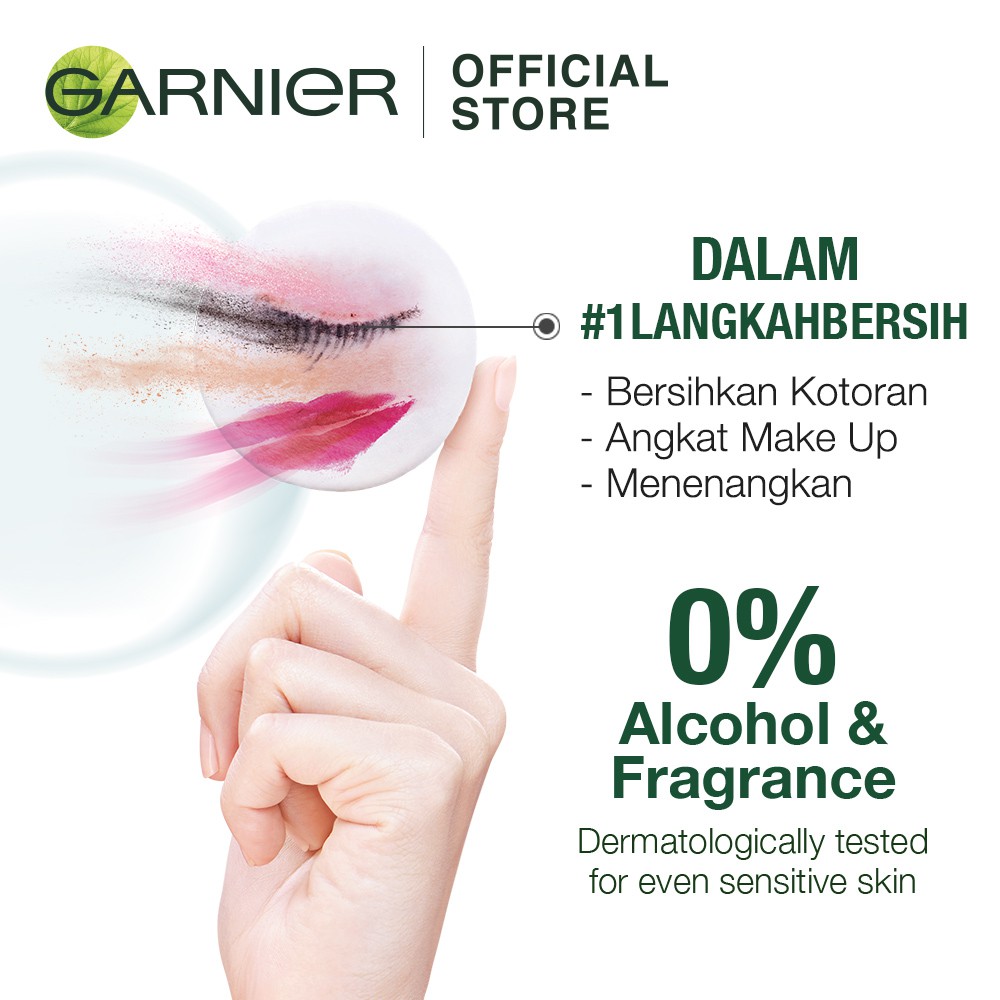 Garnier Micellar Water Argan Oil Infused Skin Care 50ml (Pembersih Wajah Dan Makeup Waterproof)