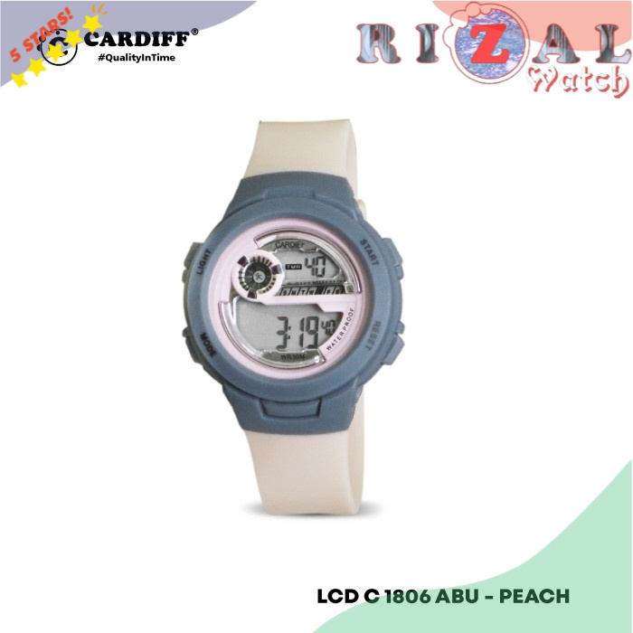 Terlaris JAM TANGAN KEKINIAN CARDIFF LCD 1806 JAM TANGAN KEKINIAN Digital Sport Wanita