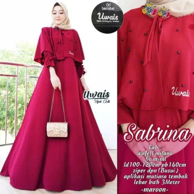 SABRINA MAXY // DRESS WANITA // UWAIS ORI SOLO