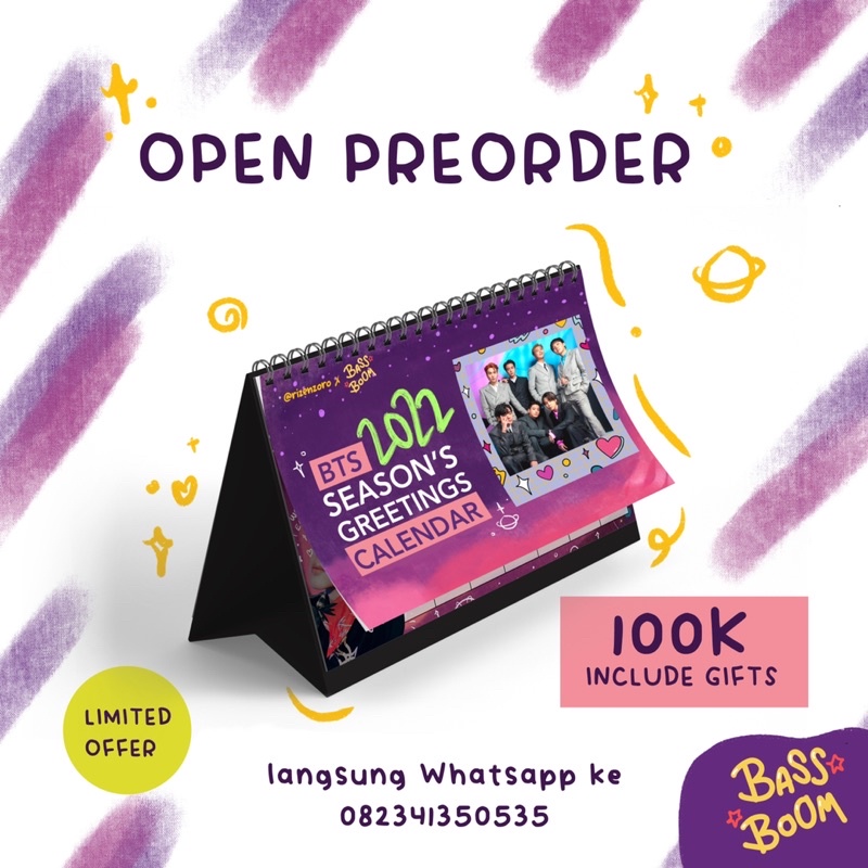 

BANGTAN CALENDAR 2022 BASSBOOM X RIZEN