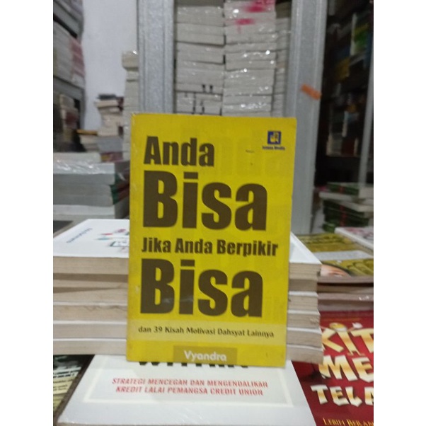 OBRAL BUKU MOTIVASI / PENGEMBANGAN DIRI / INSPIRASI / MARKETING / SETRUM WARSITO / TONI WENAS / MURAH ORIGINAL-ANDA BISA BISA