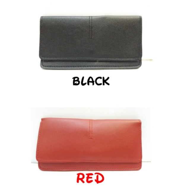 Dompet Wanita Style Korea Import Dompet Simple Elegant PU Halus Dompet