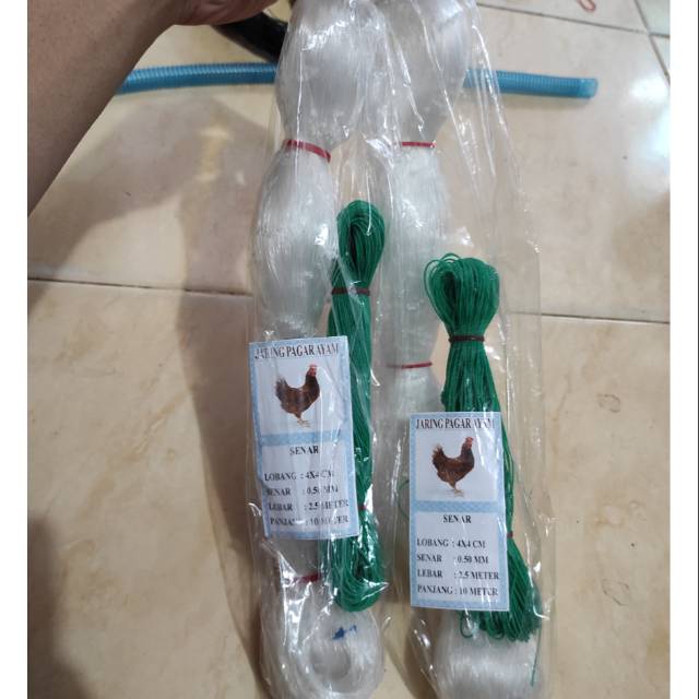Jaring pagar ayam bahan senar 050