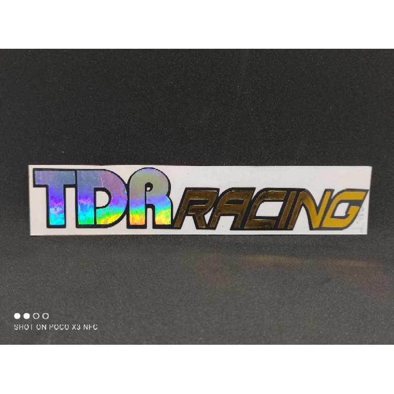 stiker cutting TDR racing - cutting stiker tdr racing