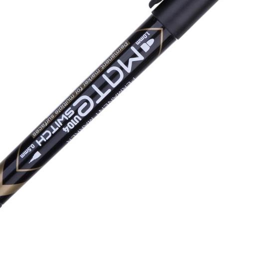 

✧ Deli EU10420 (BOX) Permanent Marker/Spidol Permanen-2-Hitam 12 Pcs ✴