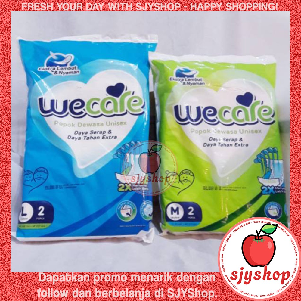 WeCare / We Care Adult Diapers / Popok Dewasa M2 / L2 - SJYShop