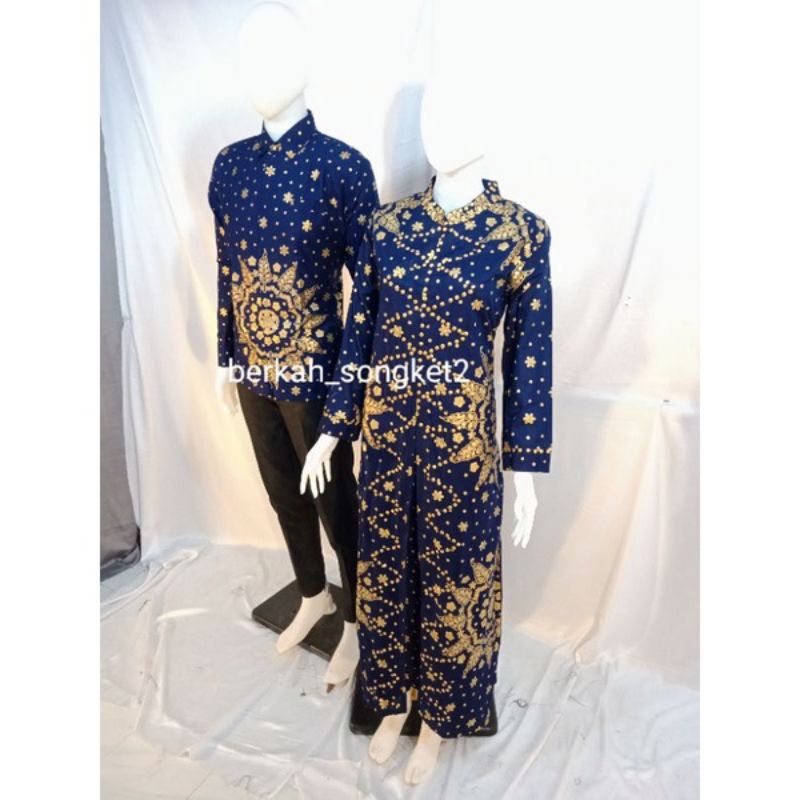 Baju batik songket Palembang Baju Couple Songket Palembang Gamis songket Palembang
