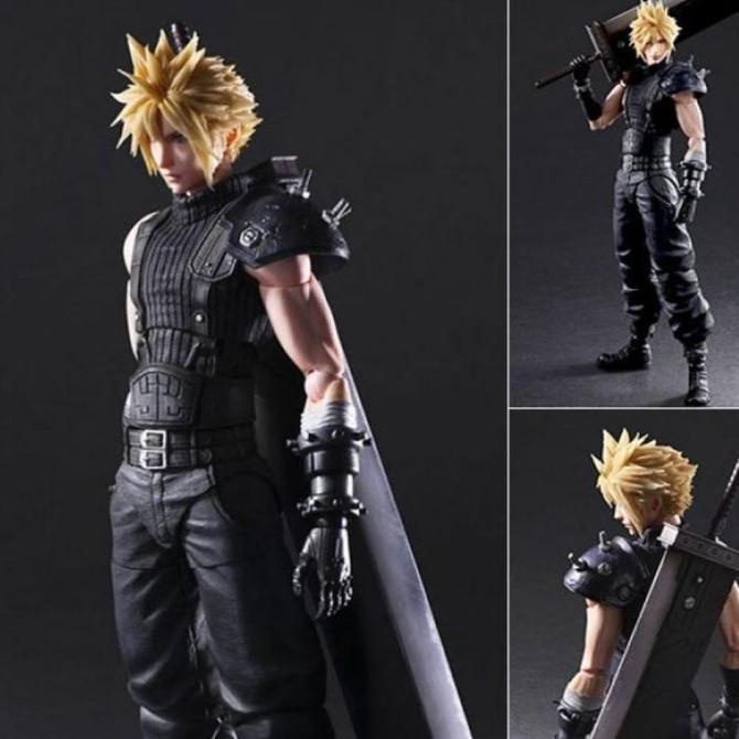 action figure play arts kai cloud final fantasy vii