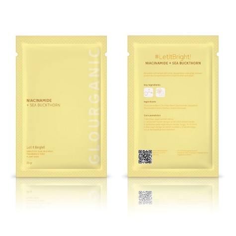 FREEGIFT GLOURGANIC POWDER MASK ORGANIC MASKER GLOURGANIC