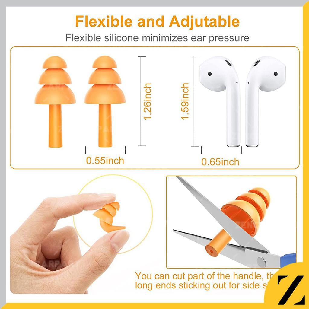 Earplug Ultrafit Corded Ear Plug Penutup Telinga Dengan Box Kotak Casing Bukan Gosave Silicone Silicon Ultra Fit F734