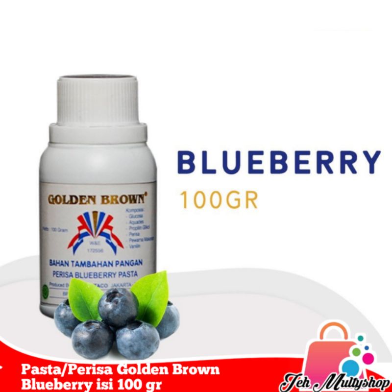 

Pasta/Perisa Blueberry (Golden Brown) isi 100 gr