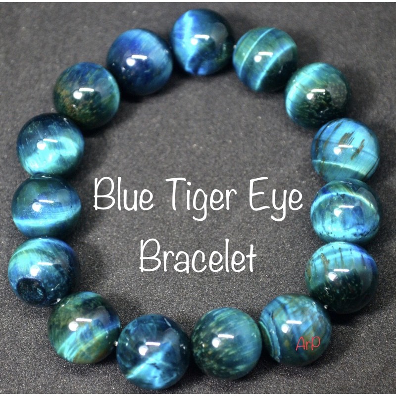 Blue Tiger Eye Bracelet/Gelang Tiger Eye Biru/