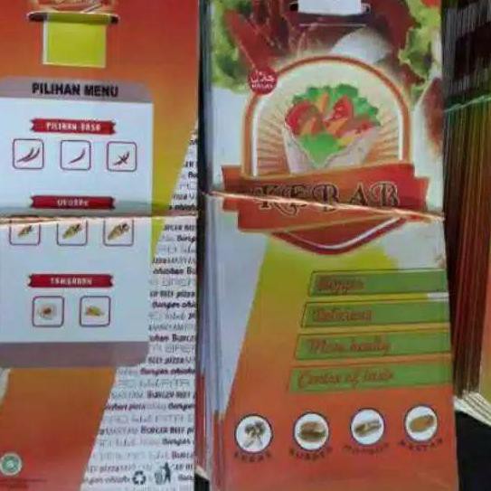 

Terbaik Dus Bungkus Kebab Karton 90pcs. . .