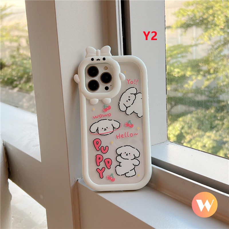 Soft Case TPU Motif Kartun Anjing Lucu Untuk IPhone 14 7 8 6 6S Plus 11 13 12 14 Pro Max XR X XS Max SE 2020 14Pro Max 14 Plus