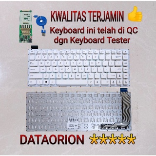 keyboard putih Asus X441 X441N X441M X441S X441BA X441NC X441SA X441SC X441UA X441UV X441UA A441S PUTIH