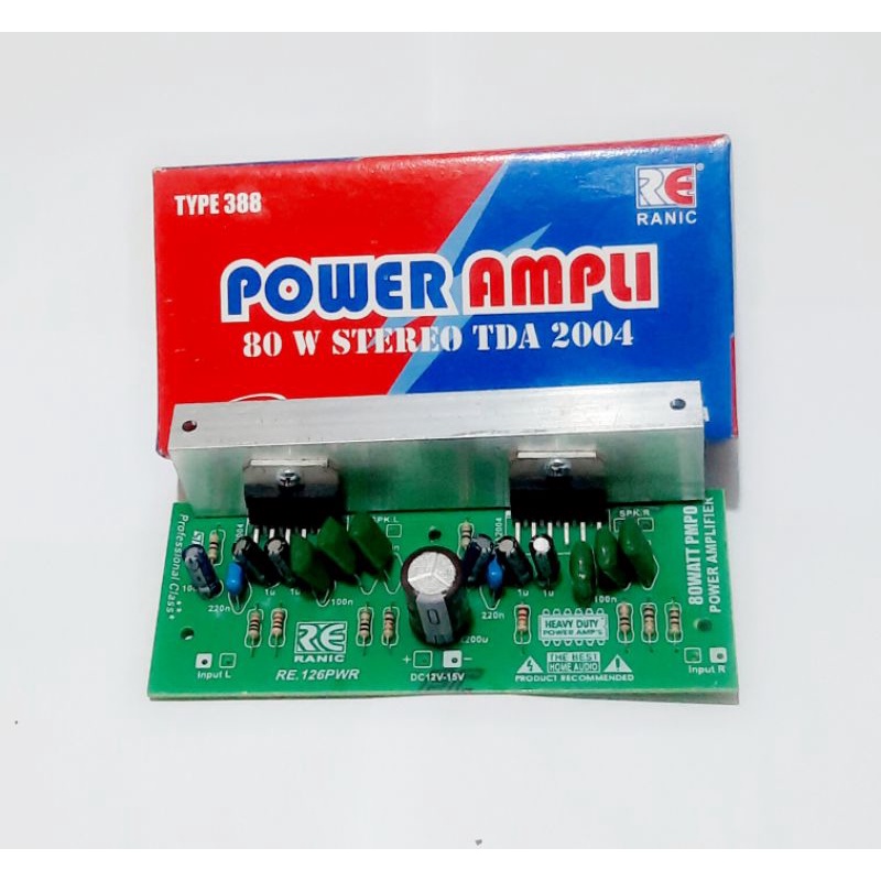 Kit Power Amplifier TDA 2004 Stereo 80w