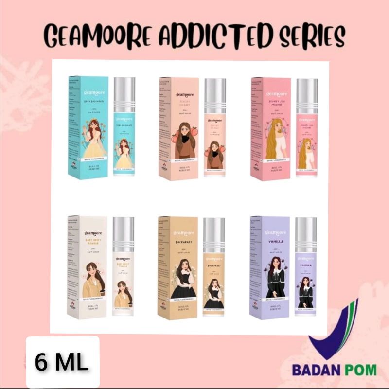 GEAMOORE ADDICTED SERIES PARFUME ROLL ON 6ML