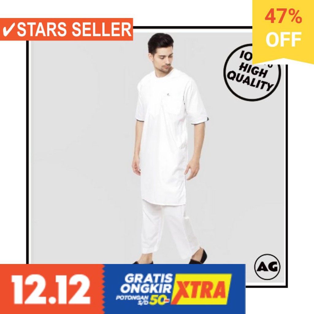 BAJU MUSLIM TERKINI TERBARU WANITA MURAH CEWE ASLI / Baju Muslim Gamis Pria Setelan Lengan Pendek