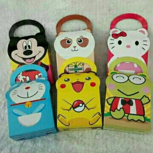 

DUS SNACK ULANG TAHUN KARAKTER READY STOK ISI 10