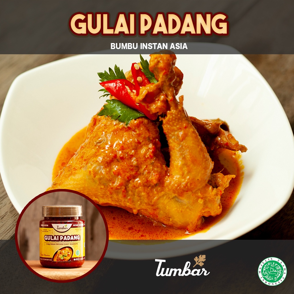 

BUMBU INSTAN TUMBAR - GULAI PADANG - HALAL