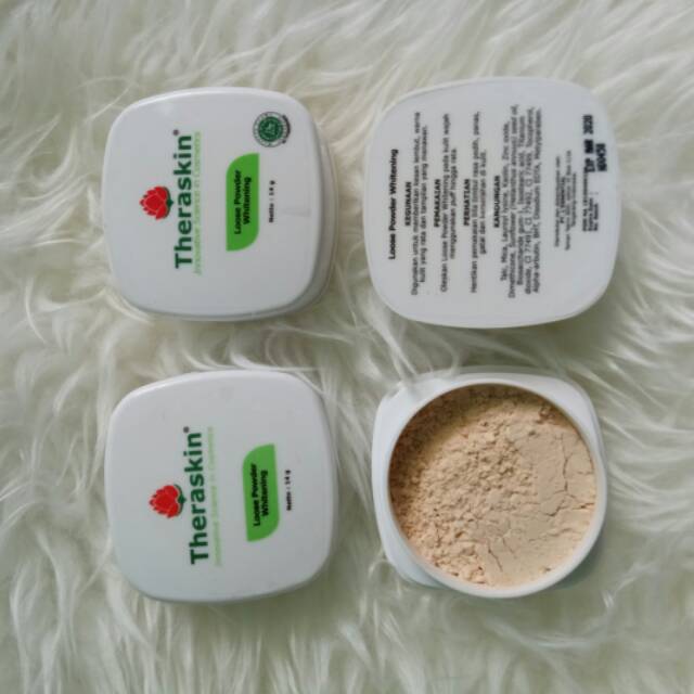 THERASKIN LOOSE POWDER WHITENING/BEDAK TABUR WHITENING THERASKIN