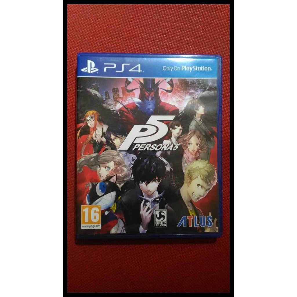 kaset game bd ps4 ps 4 persona 5 v p5 p bekas 2nd playstation second TERBARU