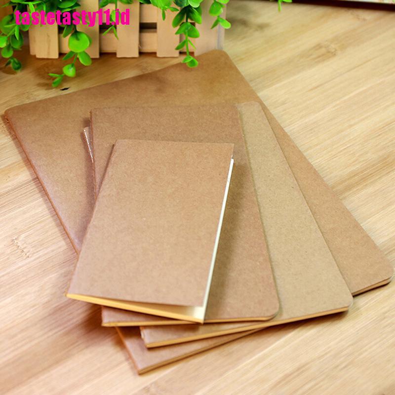 【TTID】Kraft paper notebook blank notepad book vintage journal notebooks