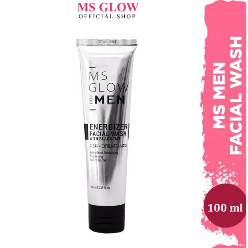 Jual Ms Glow For Men Energizer Facial Wash Sabun Cuci Mukawajah