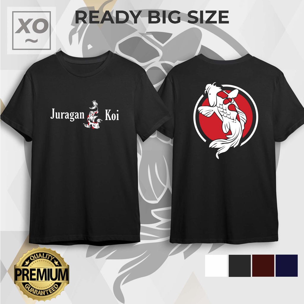 Kaos baju t shirt  pecinta ikan koi Indonesia / juragan koi/baju pecinta ikan koi / kaos komunitas i
