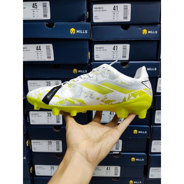 MILLS Sepatu Bola &amp; Sepatu Futsal Vulcan Mills Original 100% / SEPATU FUTSAL VULCAN IN / SEPATU SEPAKBOLA VULCAN FG / Sepatu Bola &amp; Sepatu Futsal Mills Original