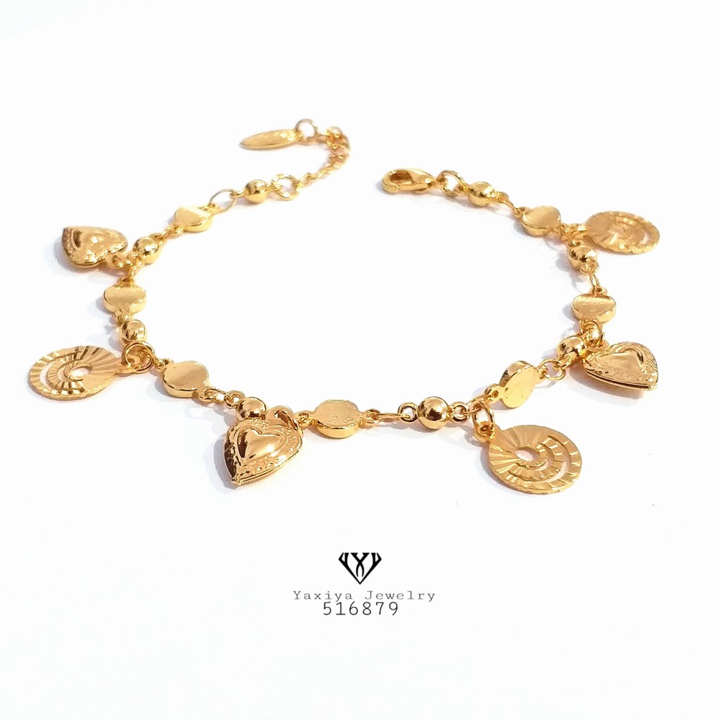 

Gelang Jurai Perhiasan imitasi Gold Yaxiya Jewelry 101