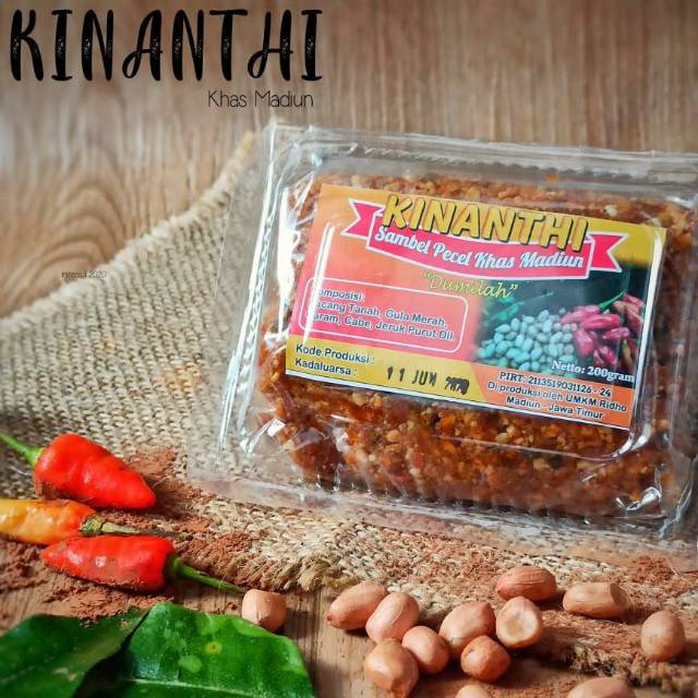 

Sambel Pecel, Bumbu Pecel, Sambel Kacang, Bumbu Kacang KHAS MADIUN