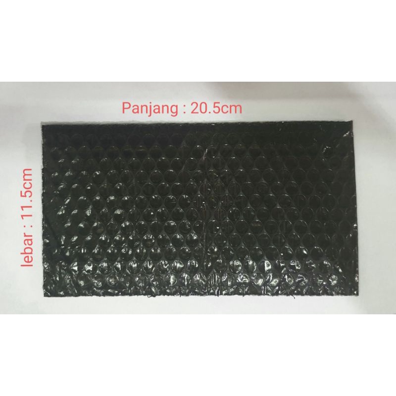 

KANTONG BUBBLE WRAP - BUBBLE WRAP BAG UKURAN 20.5cm X 11.5 CM - HITAM