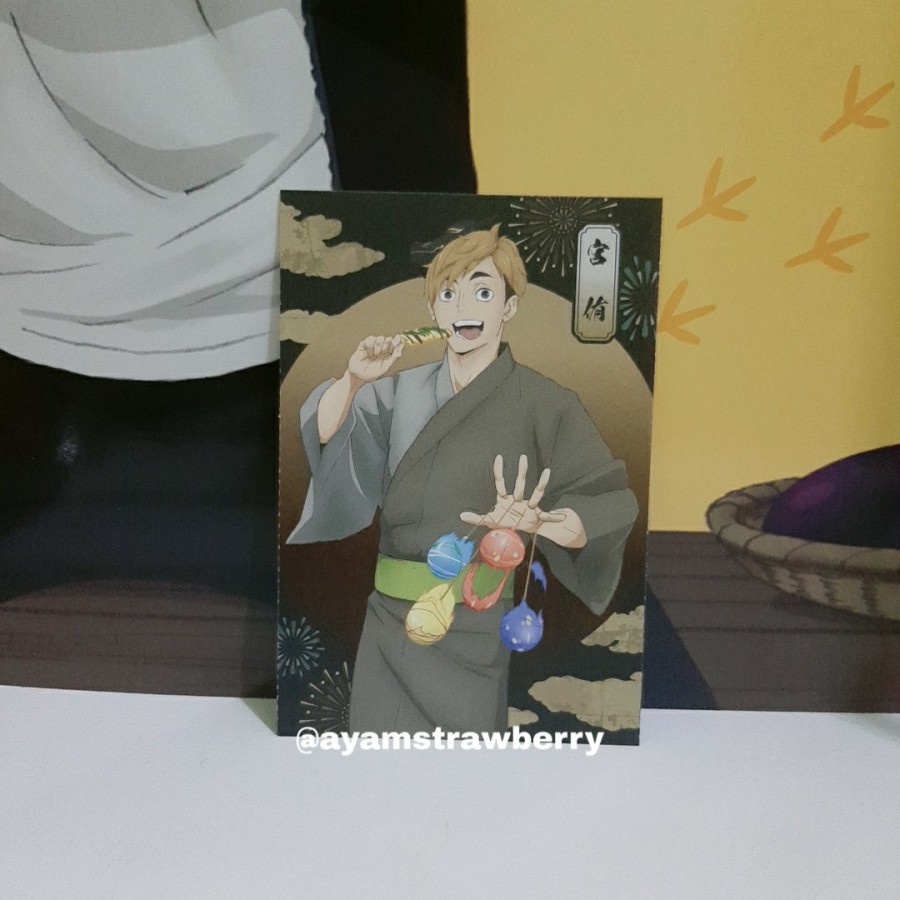 READY Haikyuu Ennichi Postcard Atsumu Miya