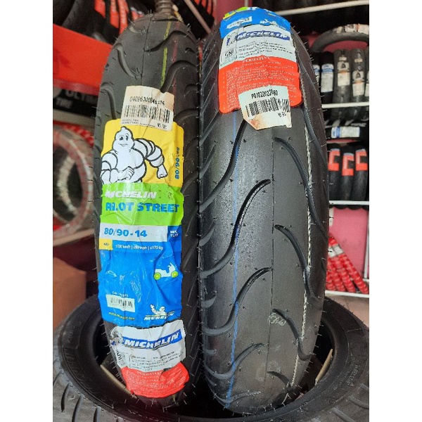 BAN MATIC MICHELIN PILOT STREET 80/90-14 90/90-14 100/80-14 TUBELESS