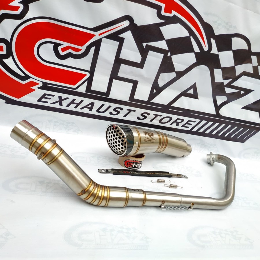 Jual Knalpot Motor Racing Merk R9 H2 CB 150R-CBR 150R-SONIC 150R-VERZA - TIGER - MEGAPRO